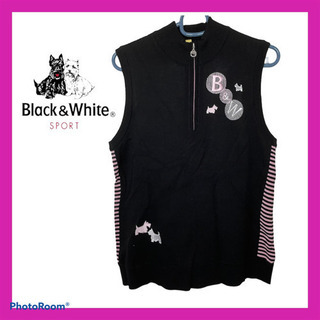 Black&White SPORT レディース ニットベスト