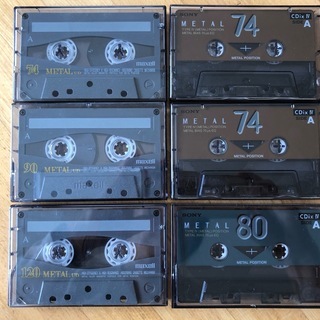 中古METAL・ハイポジカセットテープ 72本
