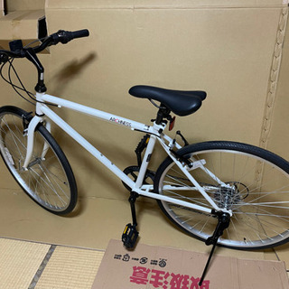 ［決定しました］シマノ製26型7段変速付クロスバイク　新品未使用　
