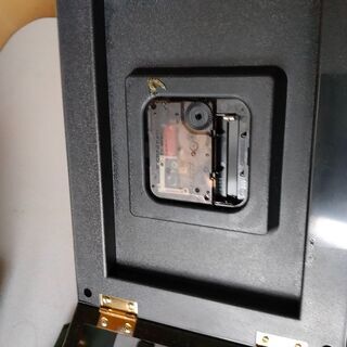 レトロ　置時計　発送可　内部にキーホルダーの画像