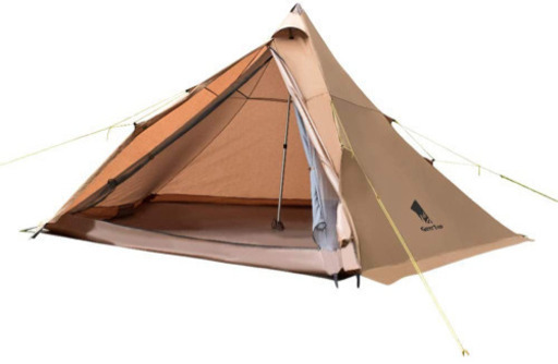 GeerTop ワンポールテント TC素材　フライ・インナー・グランドシートセット