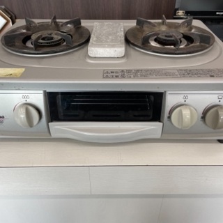 パロマ　ガスコンロ　ガステーブル　都市ガス　2口魚焼き