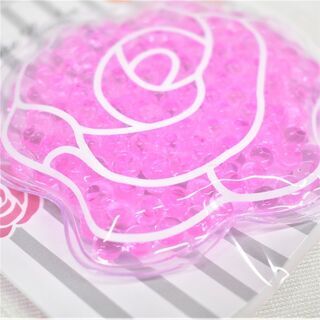 【お値下げ！】SD097-1◆)ローズ柄 保冷剤 ピンク バラ 新品 お弁当などに【取りに来られる方限定】の画像