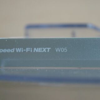 SIMフリーモバイルルーター W05(楽天M用B3固定設定済み , 動作確認済み , Junk品)(d)の画像
