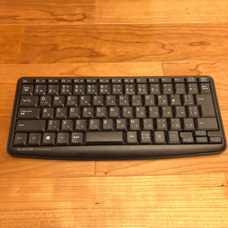 無線（ワイヤレス）静音キーボード　ELECOM TK-FDM091STBKの画像
