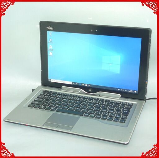 1台限定 高速SSD タブレット 中古良品 11.6型 富士通 Q702/G Core i5 4GB 無線LAN Wi-Fi Bluetooth webカメラ Windows10 LibreOffice
