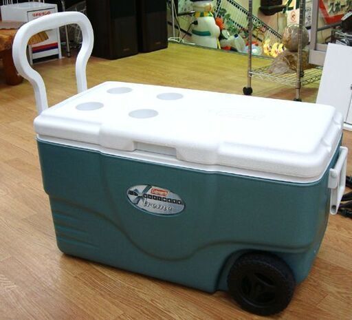 Coleman クーラーボックス 幅80×奥行40×高さ45㎝ 47L 取っ手 キャスター付き コールマン アウトドア キャンプ 釣り
