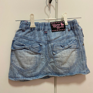 110㎝　キッズ　スカート　デニム　子供
