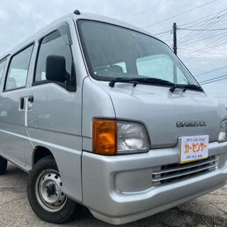 【支払い総額9.8万円】車検令和5年2月 サンバーバン MT PS AC ハイルーフ 修復歴無し 車検長い！乗って帰れる！の画像