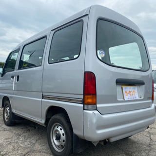 【支払い総額9.8万円】車検令和5年2月 サンバーバン MT PS AC ハイルーフ 修復歴無し 車検長い！乗って帰れる！の画像