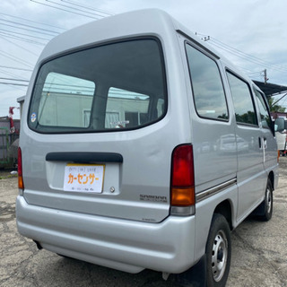 【支払い総額9.8万円】車検令和5年2月 サンバーバン MT PS AC ハイルーフ 修復歴無し 車検長い！乗って帰れる！の画像
