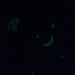 光るカーテン☆蓄光 遮光カーテンの画像