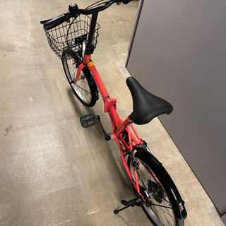 【やり取り中】折りたたみ自転車 自転車 サーモンピンク