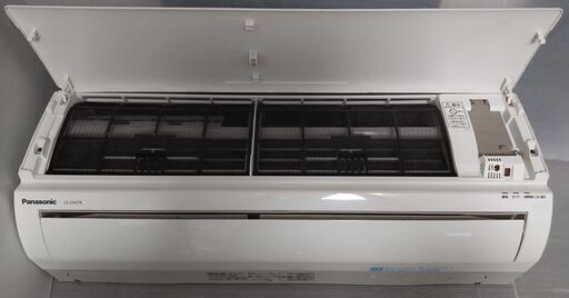 【商談中】①パナソニック CS-224CFR 6畳向け 暖房もエアコンで !  内部洗浄済