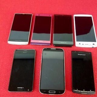 〓 ジャンク 〓 部品取り スマホ ７台  キャリア docom...