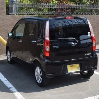 平成23年式 スバル ステラ L　車検残1年9か月　走行距離58911km 人気の黒！個人出品です。の画像
