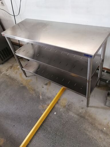 作業台　スノコ２段　1200ｘ450ｘ800