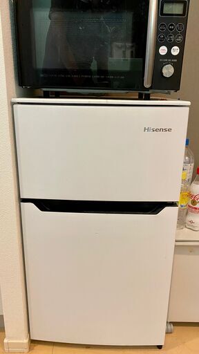ハイセンス 冷凍冷蔵庫(幅48.1cm) 93L 2ドア 右開き HR-B95A 一人暮らし ホワイト
