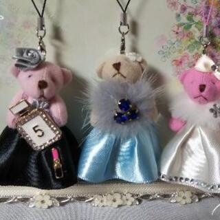 夏休みハッピー企画❗️縫わないくまちゃんストラップの画像