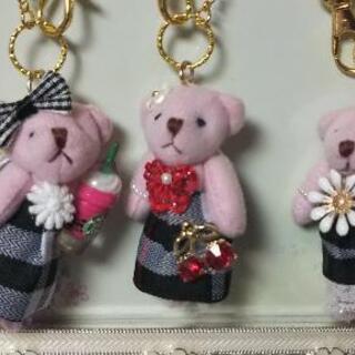 夏休みハッピー企画❗️縫わないくまちゃんストラップの画像