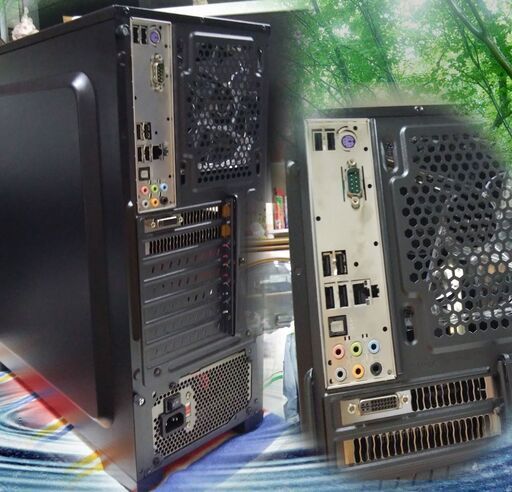 (完売御礼)くまねず《姫路》男心をくすぐるブルーLED4基装備(新品ケース)☆SSD500GBゲーミングPC