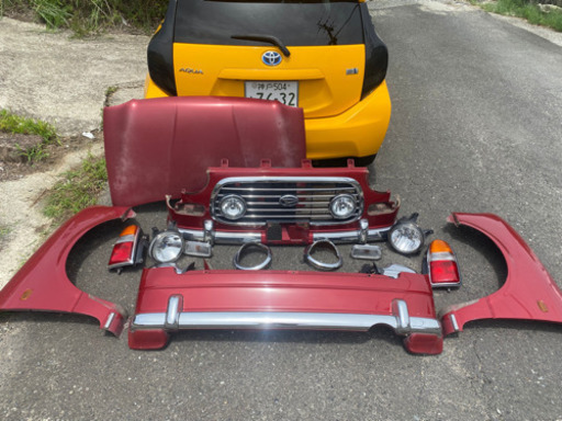 後期　フルセット　L700S　ミラ　ミラジーノ　顔面移植セット　バンパー　ボンネット　ライト　フェンダー　テール　ミラー