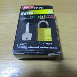 ★ABUS　EC75　EXtra6同一キー（3個付き）