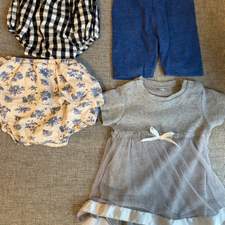 ベビー服　女の子　4着セット　パンツ　ロンパース