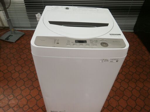 ID 972110  シャープ　6Kg　２０２０年製　ES-GE6E