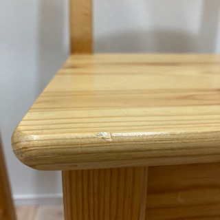IKEA木製椅子2脚セット(中古) の画像