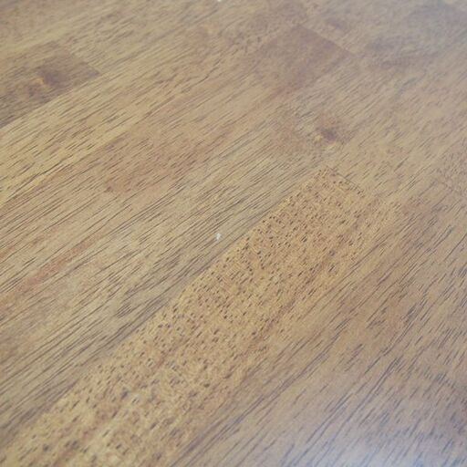 【使用3ヵ月】Kanademono THE TABLE / ラバーウッドT × Black Steel ダイニングテーブル 幅1800 奥行800 高さ710mm (EA34)