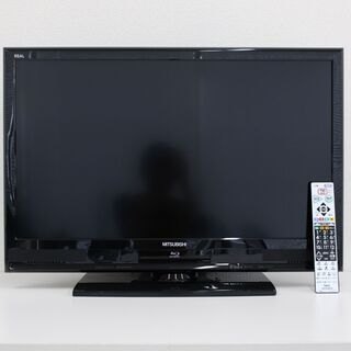 T372) MITSUBISHI 三菱 REAL リアル LCD-B32BHR500 液晶カラーテレビ 32型 12年製 TV 家電 Blu-ray内蔵 HDD内蔵