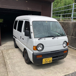de51v エブリィ　51 クリアテール　クリスタル　中古 エブリィDE51V 希少丸目 (ぶっしー) 櫛ケ浜のエブリイの中古車