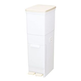 ゴミ箱 46L 2段 ふた付き セパ 抗菌 分別 ツイン ペダル...