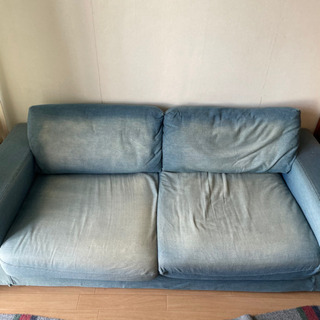 ジャーナルスタンダードファニチャー フランクリンソファ デニム 2P 2人掛けの画像