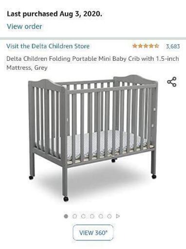 値下げ交渉可　使用半年　ベビーベッド　baby crib