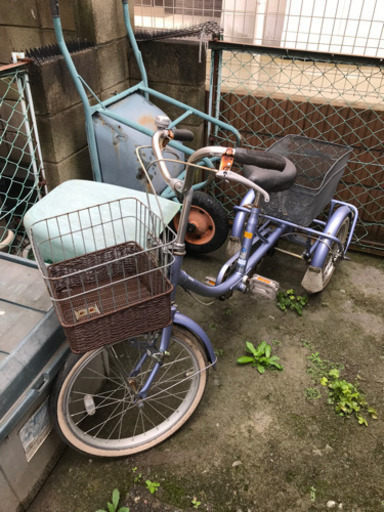 【決まりました】三輪自転車（追記サドル換えました）