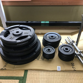 バーベル　ダンベル　140kgセット　IROTEC(アイロテック)