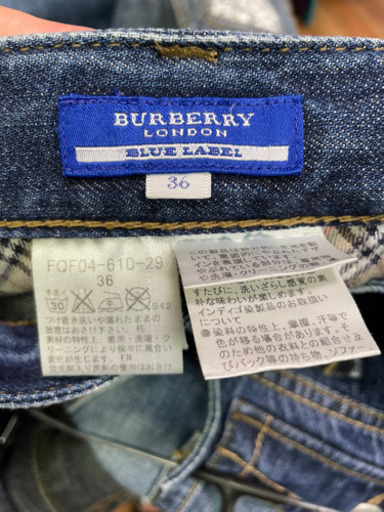 バーバリーブルーレーベル ショートパンツ
