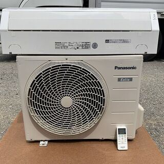 値下げ‼■c■美品■Panasonic/パナソニック■エオリア■ルームエアコン■主に8畳/2.5kw■すぐでる冷房/天井シャワー気流■17年製■CS-257CF-W■