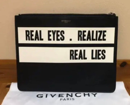 【値下げ中】GIVENCHY PARIS クラッチバッグ ジバンシィ 黒 韓国