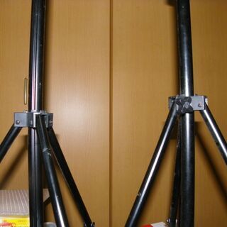 撮影背景box＆照明二脚、中古、やや難ありの画像