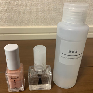 無印良品の除光液、ネイルオイル