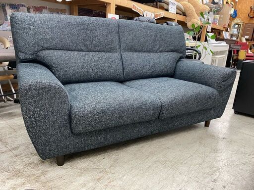 【愛品館 江戸川店】筑波産商　２P　ファブリックソファ　ソファ　ID:156-008942-007　配送可　代引き配送可