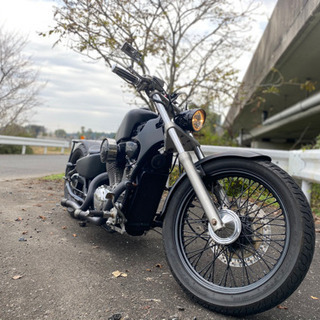 ホンダ　スティード400  アメリカン　ボバー？カスタム　ガレー...
