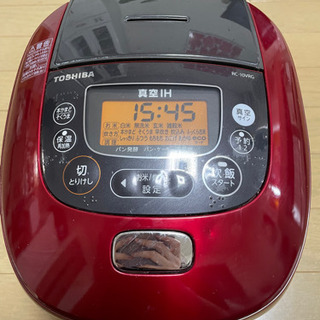 TOSHIBA 真空IH 保温釜　炊飯器　5.5合