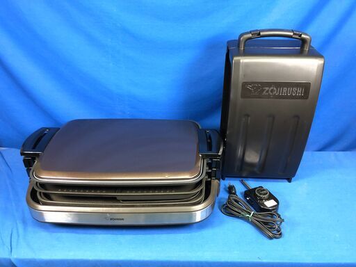 【動作保証あり】ZOJIRUSHI 2019年 EA-GV35 ホットプレート やきやき 3.5枚【管理KRK477】