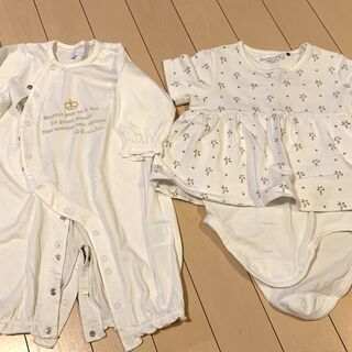 【値下げしました】ベビー服 女の子9点 70～80cm (サイズ80の甚平・水着含む)の画像