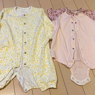 【値下げしました】ベビー服 女の子9点 70～80cm (サイズ80の甚平・水着含む)の画像