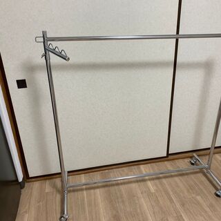 ハンガーラック プロ シングル 幅120cm 頑丈ハンガー 耐荷重90kgの画像